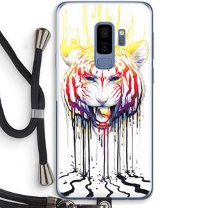 CaseCompany Fading: Samsung Galaxy S9 Plus Transparant Hoesje met koord