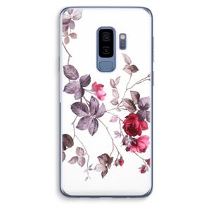 CaseCompany Mooie bloemen: Samsung Galaxy S9 Plus Transparant Hoesje