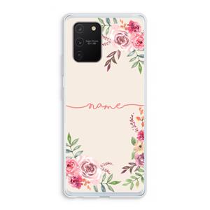 CaseCompany Rozen: Samsung Galaxy S10 Lite Transparant Hoesje