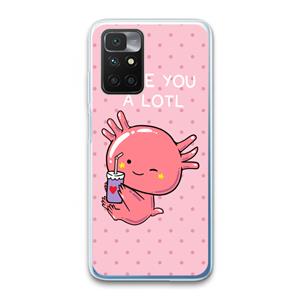 CaseCompany Love You A Lotl: Xiaomi Redmi 10 Transparant Hoesje