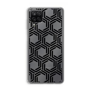 CaseCompany Geometrisch patroon: Samsung Galaxy A12 Transparant Hoesje