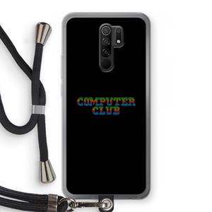 CaseCompany Retro: Xiaomi Redmi 9 Transparant Hoesje met koord