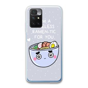 CaseCompany I'm A Hopeless Ramen-Tic For You: Xiaomi Redmi 10 Transparant Hoesje