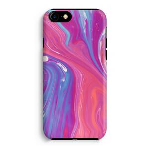 CaseCompany Paarse stroom: iPhone 8 Tough Case