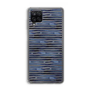 CaseCompany Verrassende lijnen: Samsung Galaxy A12 Transparant Hoesje