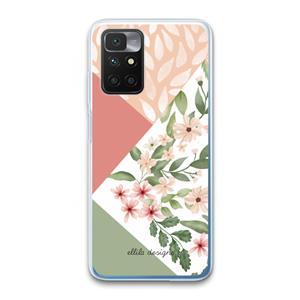 CaseCompany Sweet heaven geometrics: Xiaomi Redmi 10 Transparant Hoesje