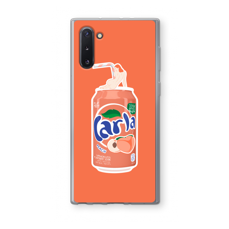 CaseCompany S(peach)less: Samsung Galaxy Note 10 Transparant Hoesje