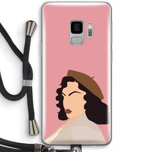CaseCompany Confidence: Samsung Galaxy S9 Transparant Hoesje met koord