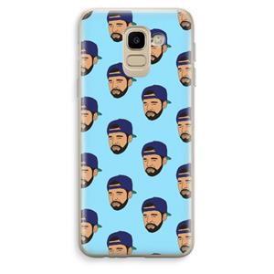 CaseCompany Drake Away: Samsung Galaxy J6 (2018) Transparant Hoesje