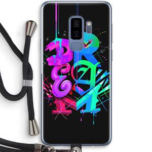 CaseCompany Dream: Samsung Galaxy S9 Plus Transparant Hoesje met koord