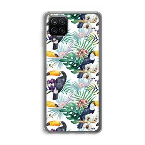 CaseCompany Tukans: Samsung Galaxy A12 Transparant Hoesje
