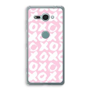 CaseCompany XOXO: Sony Xperia XZ2 Compact Transparant Hoesje