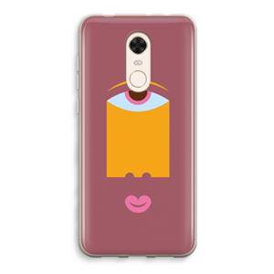 CaseCompany Mono V: Xiaomi Redmi 5 Transparant Hoesje