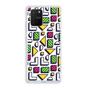 CaseCompany 8-bit N°4: Samsung Galaxy S10 Lite Transparant Hoesje