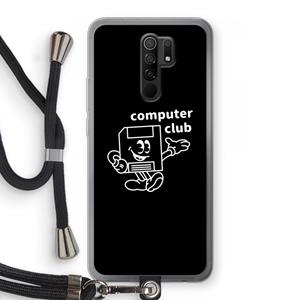 CaseCompany Floppyhead: Xiaomi Redmi 9 Transparant Hoesje met koord