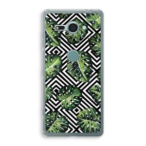 CaseCompany Geometrische jungle: Sony Xperia XZ2 Compact Transparant Hoesje