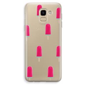 CaseCompany Waterijsje: Samsung Galaxy J6 (2018) Transparant Hoesje