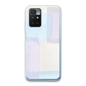 CaseCompany Square pastel: Xiaomi Redmi 10 Transparant Hoesje