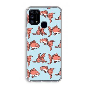 CaseCompany Blub: Samsung Galaxy M31 Transparant Hoesje