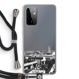 CaseCompany Marrakech Skyline : Samsung Galaxy A72 5G Transparant Hoesje met koord