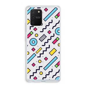 CaseCompany 8-bit N°8: Samsung Galaxy S10 Lite Transparant Hoesje