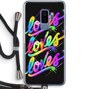 CaseCompany Loves: Samsung Galaxy S9 Plus Transparant Hoesje met koord