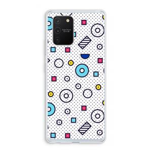 CaseCompany 8-bit N°9: Samsung Galaxy S10 Lite Transparant Hoesje