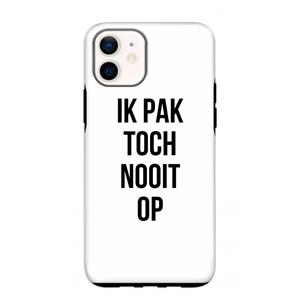 CaseCompany Ik pak nooit op: iPhone 12 mini Tough Case
