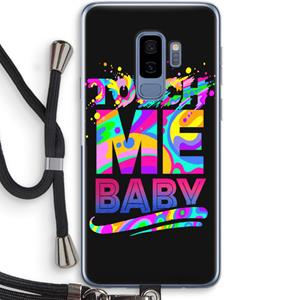 CaseCompany Touch Me: Samsung Galaxy S9 Plus Transparant Hoesje met koord
