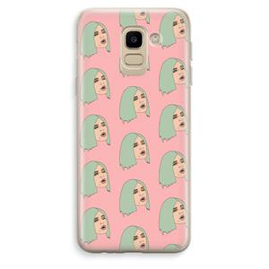 CaseCompany King Kylie: Samsung Galaxy J6 (2018) Transparant Hoesje