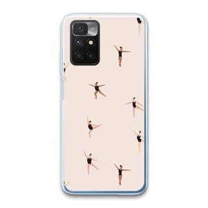 CaseCompany Dancing #1: Xiaomi Redmi 10 Transparant Hoesje