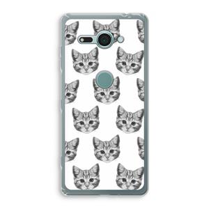 CaseCompany Kitten: Sony Xperia XZ2 Compact Transparant Hoesje