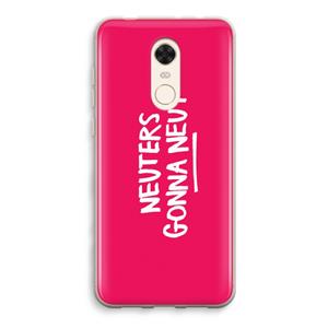 CaseCompany Neuters (roze): Xiaomi Redmi 5 Transparant Hoesje