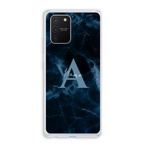 CaseCompany Midnight Marble: Samsung Galaxy S10 Lite Transparant Hoesje