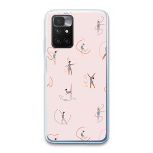 CaseCompany Dancing #3: Xiaomi Redmi 10 Transparant Hoesje