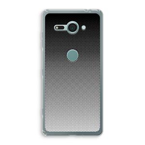 CaseCompany Musketon Halftone: Sony Xperia XZ2 Compact Transparant Hoesje