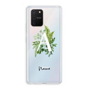 CaseCompany Green Brush: Samsung Galaxy S10 Lite Transparant Hoesje