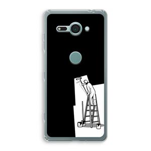CaseCompany Musketon Painter: Sony Xperia XZ2 Compact Transparant Hoesje