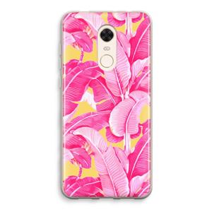 CaseCompany Pink Banana: Xiaomi Redmi 5 Transparant Hoesje