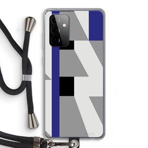 CaseCompany Gestalte 2: Samsung Galaxy A72 5G Transparant Hoesje met koord