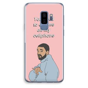 CaseCompany Hotline bling: Samsung Galaxy S9 Plus Transparant Hoesje