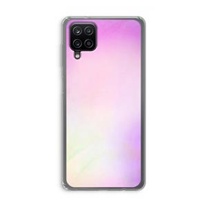 CaseCompany Flow mist pastel: Samsung Galaxy A12 Transparant Hoesje