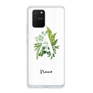 CaseCompany Green Brush: Samsung Galaxy S10 Lite Transparant Hoesje