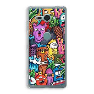 CaseCompany Vexx Mixtape: Sony Xperia XZ2 Compact Transparant Hoesje