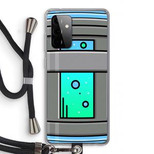 CaseCompany Chug Bottle: Samsung Galaxy A72 5G Transparant Hoesje met koord