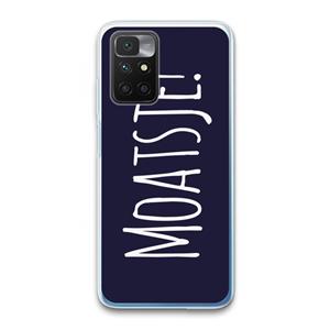 CaseCompany Moatsje!: Xiaomi Redmi 10 Transparant Hoesje