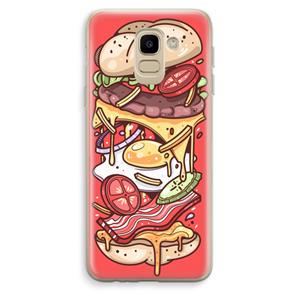 CaseCompany Diet Coke Please: Samsung Galaxy J6 (2018) Transparant Hoesje