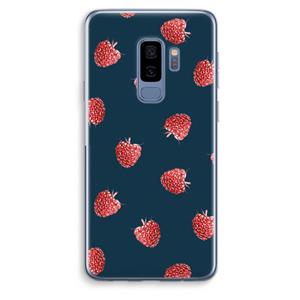 CaseCompany Framboosjes: Samsung Galaxy S9 Plus Transparant Hoesje