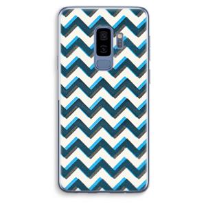 CaseCompany Onderbroken lijn: Samsung Galaxy S9 Plus Transparant Hoesje