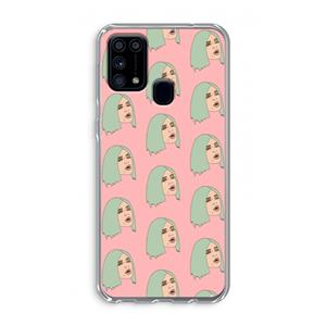 CaseCompany King Kylie: Samsung Galaxy M31 Transparant Hoesje